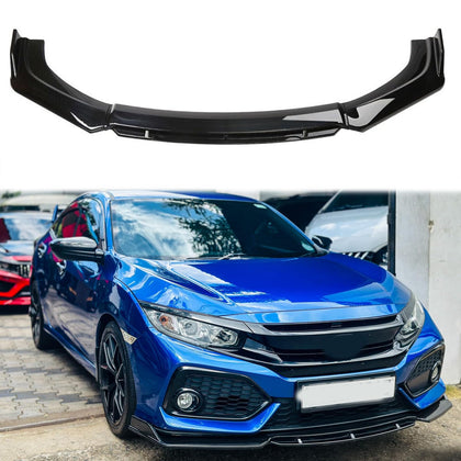 Universal Front Lip for Car,Front Bumper Splitter Lip Splitter Body Kit Compatible with Honda Civic Accord Audi Q5 A5