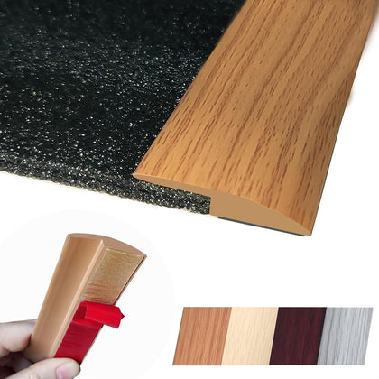 Floor Transition Strip Self Adhesive Carpet Wood Tile Vinyl Flooring Laminate Transition Cover Edge Trim Gap Doorway