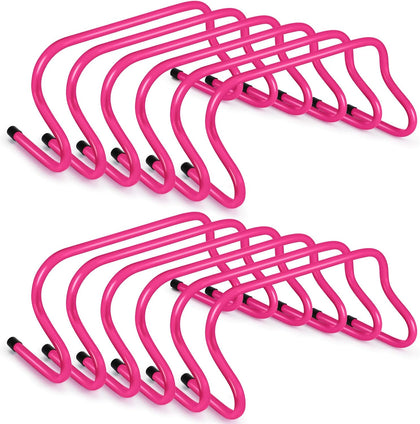 12 Pcs 9" Speed Training Agility Hurdles for Athletes Reliable Training Hurdle Plyometric All Purpose Practice
