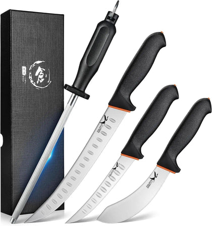 Butcher Knife Set for Meat Cutting, Gifts for Men Women
