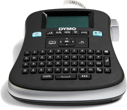Desktop Label Maker | LabelManager 210D All-Purpose Portable Label Maker, Easy-to-Use, One-Touch Smart Keys, QWERTY