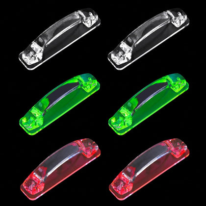 6pcs Aquarium lid Hinge Acrylic Fish Tank Glass Canopy Handle Fish Tank Hood top Cover Replacement Double Tape Pull