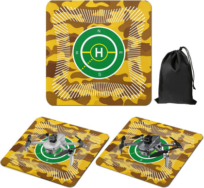 Universal Drone Landing Pad - Eco-Friendly & Foldable portable Ground Mat for DJI, Holy Stone, Potensic Drones
