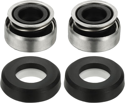 PATIKIL Mechanical Seal Kit, 2 Pcs 12mm / 0.5 Inch Gas Water Pump Replace Mechanical Shaft Seal Replacements Kit
