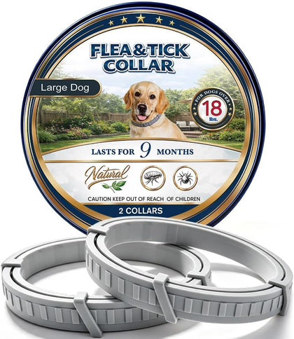 Flea Collar for Dogs Large, Tick and Flea Collar for Dogs, 2P