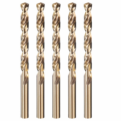 Kozelo 5pcs Drill Bit 7.5mm Diameter M35 5% Cobalt HSS for Metal