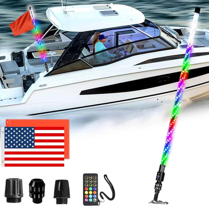 4FT Multi Color LED Boat Navigation Lights,Boat NavLights