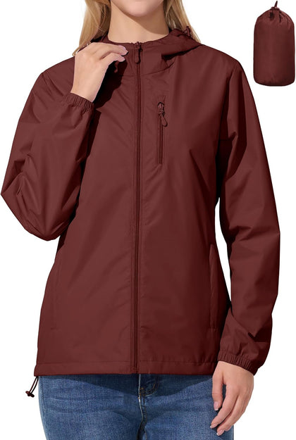 Womens Cycling Jacket Waterproof Rain Jacket