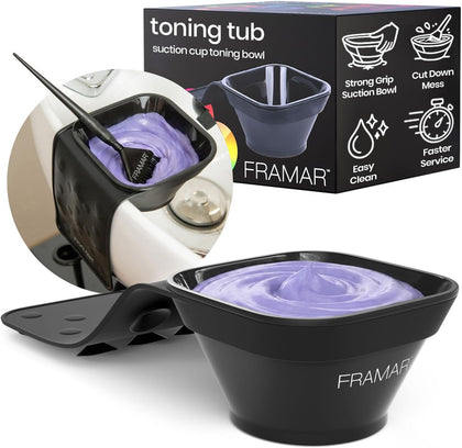 Toning Tub Hair Dye Bowl, Hair Color Bowls For Hairstylist – 2pc | Hair Color Bowl, Hair Color Mixing Bowl, Hair Dye
