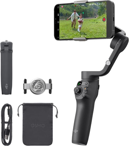Osmo Mobile 6 Gimbal Stabilizer for Smartphones, 3-Axis Phone Gimbal, Built-In Extension Rod, Object Tracking