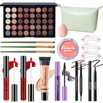 Makeup Set for Women, Makeup Full Kit for Beginners & Professionals, Travel Makeup Set for Teens & Adults, Makeup