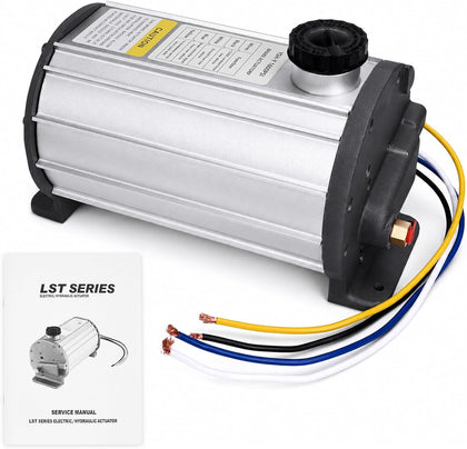 1600PSI 12V Electric Over Hydraulic Trailer Brake Actuator Compatible with K71-651-00, EOH Disc Brake Pump for 1-3