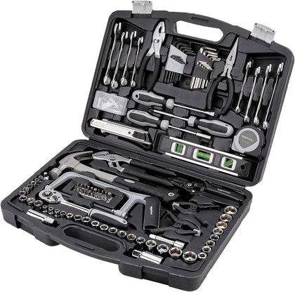 173-Piece General Household Hand Tool Set with Storage Case, Portable Tool Kit for Home Maintenance and Everyday Repairs