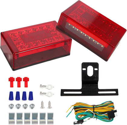 6" LED Trailer Light Kit, Submersible 12V Boat Trailer Lights