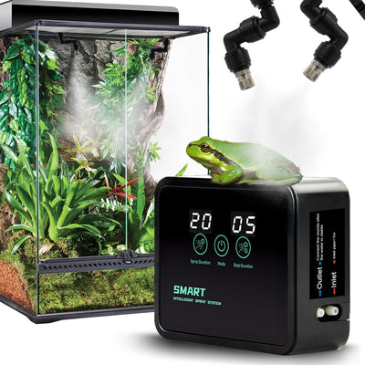 Automatic Reptile Mister for Reptile Tank Smart Reptiles Mister System with Timer 360° Nozzles,Slient Terrarium