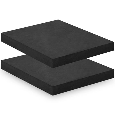 2 Pcs Thermoform Molding Foam Sheet 12 x 11.6 x 1 Inch Black
