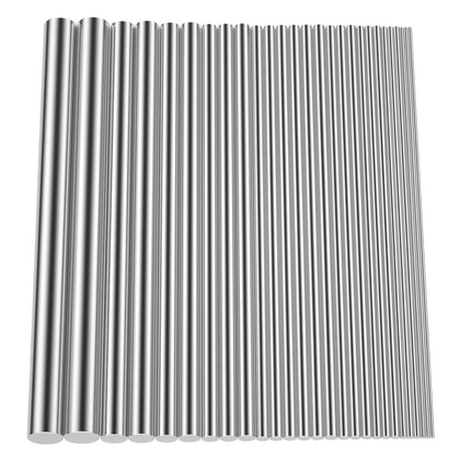 Stainless Steel Rods Assortment Kit, Diameter 1.0-8.0mm for DIY Craft Making, Handle Pin (27 Pieces)