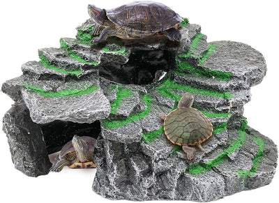 Turtle Basking Platform Turtle Tank Decoration for Aquariums & Terrarium, Turtle, Lizard, Reptile Habitat Hideout