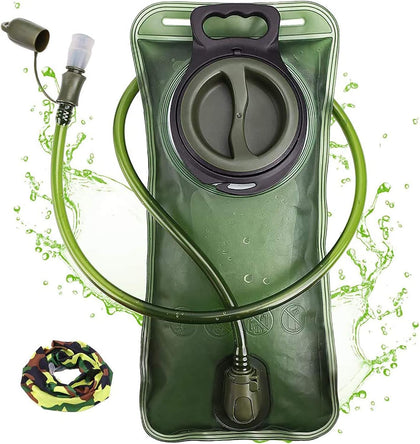 Hydration Bladder, 1.5-2-3L Water Bladder for Hiking Backpack, BPA-Free Leak Proof Water Reservoir Storage Bag, Water Pouch Hydration Pack for Camping Cycling Running