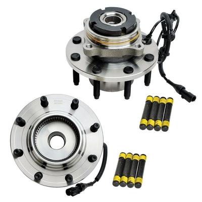 Detroit Axle - 4WD Front Wheel Bearing Hub for 99-04 F-250 F-350 Super Duty