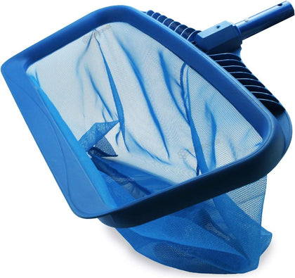 20" Pool Skimmer Net - Heavy-Capacity Deep Bag Leaf Rake for Inground & Above Ground Pools - Fine Mesh Catches