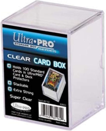 81147 2-Piece 150 Count Clear Card Storage Box
