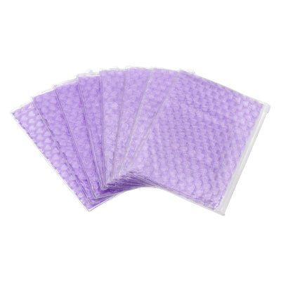 8pcs Clear Bubble Bags Heart Bubble Wrapping Pouches Zipper Packing Cushioning Bag(6 x 9 Inch) - Lightweight & Economic