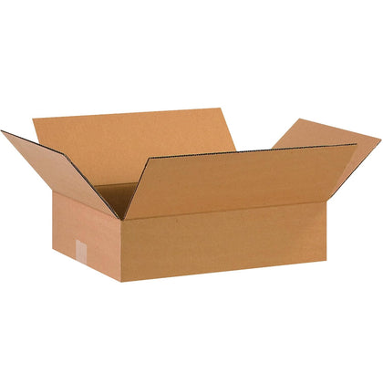 16 x 12 x 4 Corrugated Cardboard Boxes, Flat 16"L x 12"W x 4"H, Pack of 25 | Shipping, Packaging, Moving, Storage Box