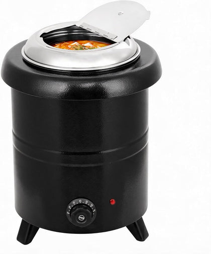 Commercial Soup Warmer with Swing Lid, 10.5 QT Soup Kettle
