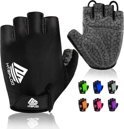 Bike Gloves Cycling Gloves Biking Gloves Bicycle Gloves for Men Women with Anti-Slip Shock-Absorbing Pad,Light Weight