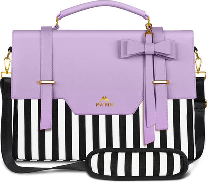 Laptop Tote Bag for Women, 15.6 inch Cute Computer Sleeve Case Briefcase with RFID Pocket for Nurse Teacher