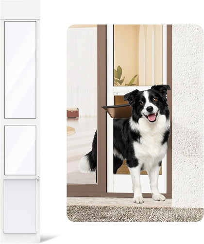 Dog Door for Sliding Glass Door, Large Sliding Door Doggy Door