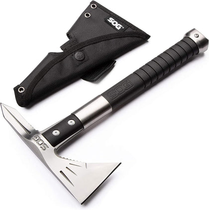 Tomahawk Tactical Hatchet - Voodoo Hawk Mini Tactical Axe, Throwing Hatchet w/ 2.75 Inch Blade for Survival Sports