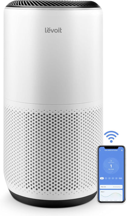 Smart Air Purifiers for Home Large Room Up to 1733 Ft² Core 400S-P | HEPA Sleep Mode, AHAM VERIFIDE, Auto Mode, Air