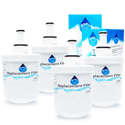 4-Pack Replacement for Samsung RM257ACBP Refrigerator Water Filter