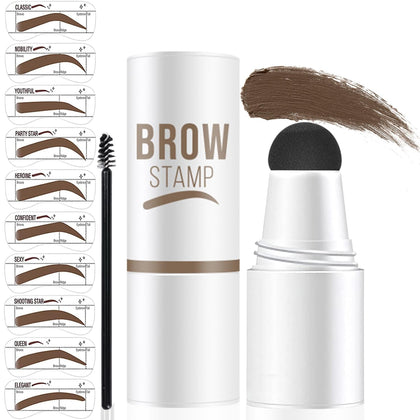 Eyebrow Stencils, Eye Brow Stencil Kits Eyebrow Stamp Perfect Eyebrows Waterproof, Long-Lasting Brow Stamp Kits With