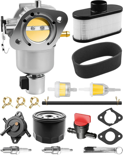Carburetor Fit for John Deere Z530M Z530R Z540M Z540R Z730M ZTrak Mower | Lawn Mower Complete Maintenance Kit with