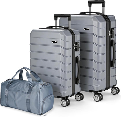 Luggage Sets 3 Piece, Hardside Carry On Suitcase with Spinner Wheels, Lightweight Durable Luggage for Travel | TSA