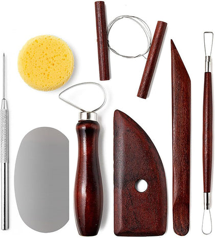 8-Piece Clay Sculpting Tools Set Perfect for Polymer Air Dry Modeling Clay Beginners & Professionals Ideal for DIY