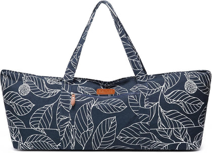 Large Yoga Mat Bag for Women Men, Travel Gym Bag for Pilates Office Beach Workout, Yoga Mat Tote Carrier with Mat