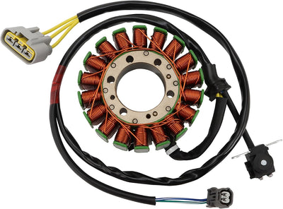 WOOSTAR 18 Coil 5 Wire Magneto Stator Replacement for 2014-2017 TRX500 Foreman 500 ES EPS 2015-2017 TRX500 Foreman Rubicon 500 2014-2016 TRX500 TRX500FE1 AC 2AC OEM 31120-HR4-A41 31120-HR4-A42
