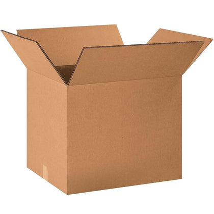 Moving Boxes, 20"L x 14"W x 14"H 15-Pack - Heavy-Duty Double Walled Corrugated Cardboard Box for Packing, Shipping
