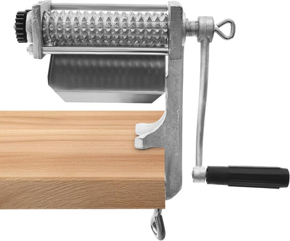 Manual Meat Tenderizer Cuber Tool, Heavy Duty Meat Tenderizer Machine, Desktop Clamp On Steak Flatten Cuber Rolling