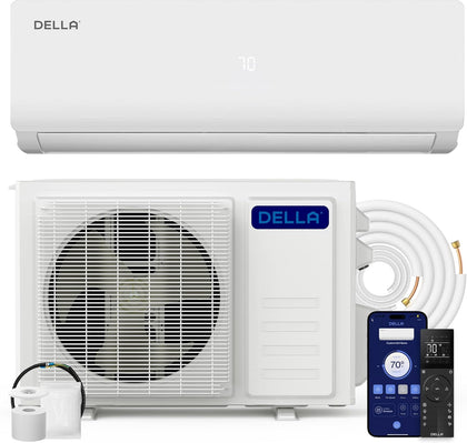 Vario Series 12000 BTU Mini Split AC, Work with Alexa and Wifi, 20.5 SEER2 Cools Up to 550 Sq.Ft, Energy Efficient