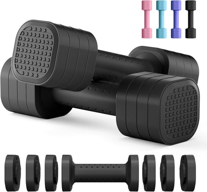 Adjustable Dumbbell Set, 4 in 1 Free Weight Dumbbell Set for Women, Hand Weight for Women at Home, Each 2lb 3lb 4lb