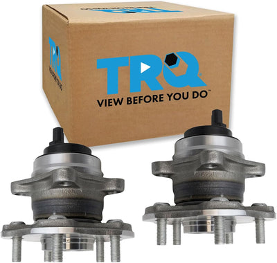 TRQ Rear Wheel Bearing and Hub Assembly Set 2 Piece