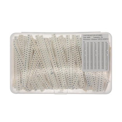 0805 SMD Resistor Kit 170 Values 4,250 Pcs 1% Chip 0R-10M