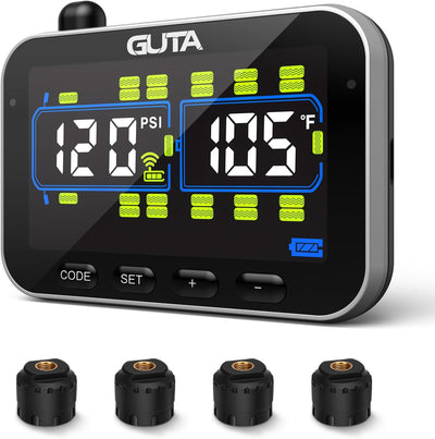 GUTA GT20 Trailer Tire Pressure Monitoring System, TPMS with 4 Sensors