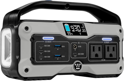 iGen400s 400 Watt, 183Wh Portable Power Station and Solar Generator with LED Display and DC Outlet for Camping, Home