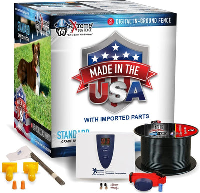 Underground Electric Dog Fence Kit, Standard, 1-Dog, 500 ft